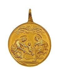 14K Yellow Gold Glory to Got in the Highest Medal - 30.00x27.00mm -- LIFETIME WARRANTY