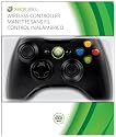 Manette sans fil noire pour Xbox 360