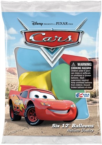 Cars 12in Balloons 6ct