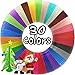 dikale 3D Pen Filament Refills 30 Colors, Bonus 250 Stencils eBooks 3D Pen Filament 1.75mm PLA for Tecboss Levin Nulaxy 7TECH BeTIM etc(Does Not Fit 3Doodler)
