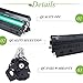 GREENSKY CE285A 85A Black Laserjet Toner Cartridge Compatible for Canon 125 and HP Laserjet Pro M1132 M1210 M1212NF M1217NFW P1102 P1102W Printer-2 Pack