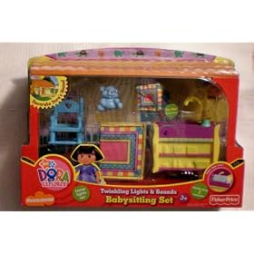 Dora the explorer twinkling lights & sounds babysitting set