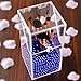 Putwo Premium Quality Brush Holder With Free Blue Pearls 5MM Acrylic Makeup Organizer Case Box