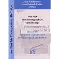 Was der Verfassungsschutz verschweigt: Bausteine f�r einen Alternativen Verfassungsschutzbericht