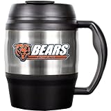 NFL Chicago Bears 52-Ounce Stainless Steel Macho Travel Mug with Bottle Opener
