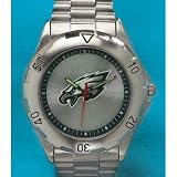 Philadelphia Eagles Men's Metal Band NFL Watch