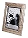 kieragrace Brooks Picture Frame, 5 by 7 Inch, Silver Crosshatch