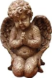 Eigenschaften Hofgarten  / Engel knieend, braun-antique; H 47 cm