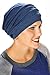100% Cotton Slouchy Cap: Head Covering, Snood, Cancer Hats for Women - Chemo Patients