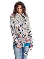 Desigual Sudadera con Cierre Barbar (Gris)