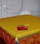 Jacquard Table Cloth 70-inch & 4 Napkins Set, Damasco Collection, Made in Italy