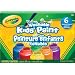 Crayola Washable Kid's Paint (6 Assorted Colors) 2 oz Each