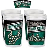 Wincraft South Florida Bulls 16OZ 4 Pack Tumblers