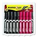 Avery 98187 MARKS-A-LOT Permanent Markers, Regular Chisel Tip, 4 Red, 20 Black/pack