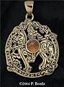 Bronze Odin Pendant