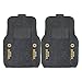 FANMATS 13856 Boston Bruins 2-Piece Deluxe Car Mat Set, Vinyl Trim and Colored Team Logo, Dual Rib Charcoal Carpet, Trimmable Edges