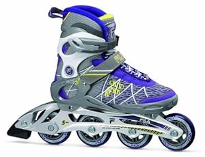 Fila Damen Inline Skate Primo ALU Lady, Silber/Pflaume, 7, 010614115