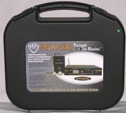 Brand New Nady Pem-500 Personal Wireless Uhf in Ear Stage Monitor System - Expandale up to 8 Receivers **Best System Around**