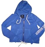 Women's / Girl's American Eagle Hooded Sweat Jacket Hoodie Faded Blue Size Medium