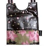 Bella Tunno Laminated Bib in Graceful Gardner