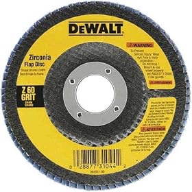DeWalt 4 x 5/8 60 Grit Zirconia Flap Disc Part No. DW8302 DeWalt 4