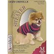 Chenille Dog Sweater Large Color Grape