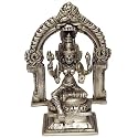 Hindu Religious Statue Brass Sculpture of Goddess Durga 4.75 x 2 x 3.25 inches (mst307)
