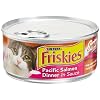 Friskies Cat Food Classic Pate, Senior Pacific Salmon Dinner in Sauce, 5.5-Ounce Cans (Pack of 24)