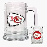 Review Great American Products  / Kansas City Chiefs Boilermaker Set (15 oz. Mug and 2 oz. Shot Glass)