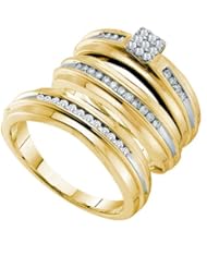 0.40CTW DIAMOND FASHION TRIO SET