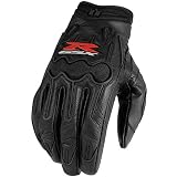 Icon Mens Suzuki Arc Gloves (Officially Licensed) Black XXL