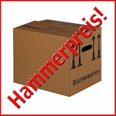 10 neue B�cherkartons (Standard) SEHR STABIL + keine Versandkosten!