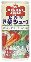 ヒカリ 野菜ジュース（無塩） 190g