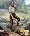 Lincoln the Rail Splitter, Painting by J.L.G. Ferris ca. 1909 - Unusual 16"x20" Photographic Print from the Library of Congress Collection