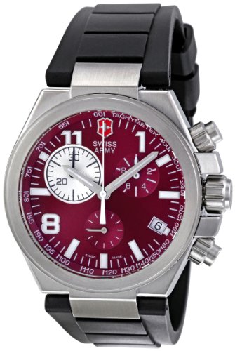 Victorinox Swiss Army Men's 241159 Burgundy Dial Chronograph Watch