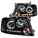 Anzo USA 111028 Ford F-150 Projector with Halo LED Black Headlight Assembly - (Sold in Pairs)