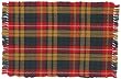 Durable Hand Woven 100% Cotton Yellow Plaid Placemat 12x18 Inches Set / 6