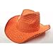 51LJDk2FTIL. AA75  Glitter Sparkle Western Hats / Orange
