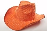 51LJDk2FTIL. SL160  Glitter Sparkle Western Hats / Orange
