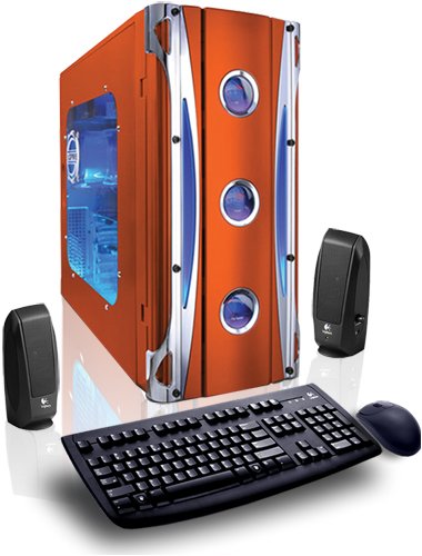 51LJDmXJjJL CybertronPC PCXCR4000RDL Red AMD Athlon 64 X2 4000+