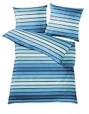 Kleine Wolke 6051754952 Bettw&auml;sche Neapel / 135 x 200 cm + 80 x 80 cm / Iceblue / 2-teilig