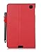 Fire HD 6 2014 Case, roocase Dual View Fire HD 6 Folio Case Cover with Stand [Supports Auto Sleep/Wake Feature] for Amazon Fire HD 6 2014, Red
