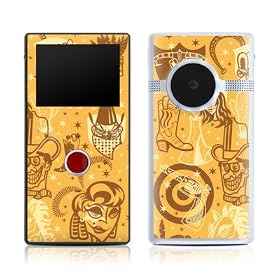Wild West Design Protective Skin Decal Sticker for Flip Mino HD 120 min (2nd Gen) Digital Camcorder