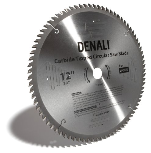 Denali Laser Cut Industrial 12-Inch Saw Blade, 80T