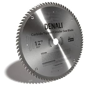Denali Laser Cut Industrial 12-Inch Saw Blade, 80T by Denali