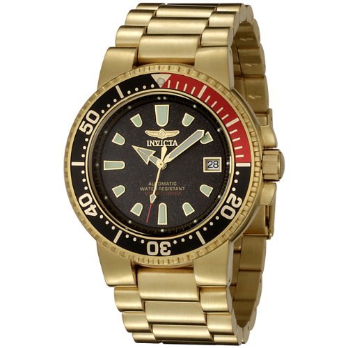 Invicta Men's 6929 Pro Diver Collection Automatic 18k Gold-Plated Watch