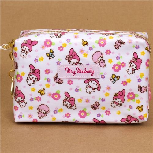 Imagen principal de Estuche My Melody con conejitos, flores, ovejas, ratones