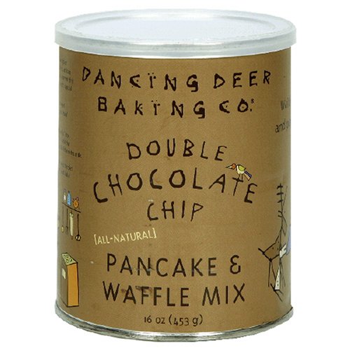 Dancing Deer Baking Co. Pancake and Waffle Mix, Double Chocolate Chip, 16-Ounce Tin (Pack... by Dancing Deer Baking Co.