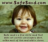 200 Pounds of White Play Sand for Sandbox: Free Shipping/ Shipping Included