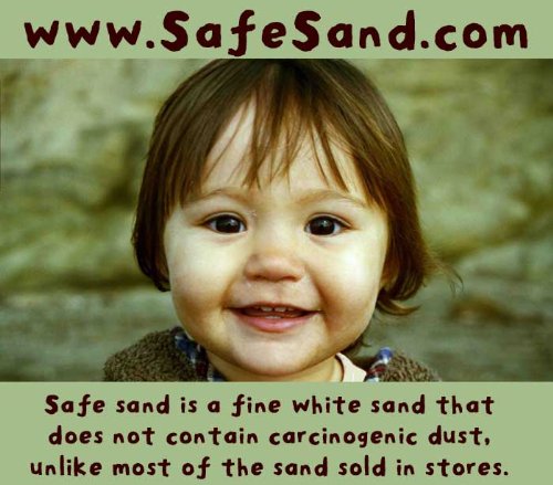 200 Pounds of White Play Sand for Sandbox: Free Shipping/ Shipping Included